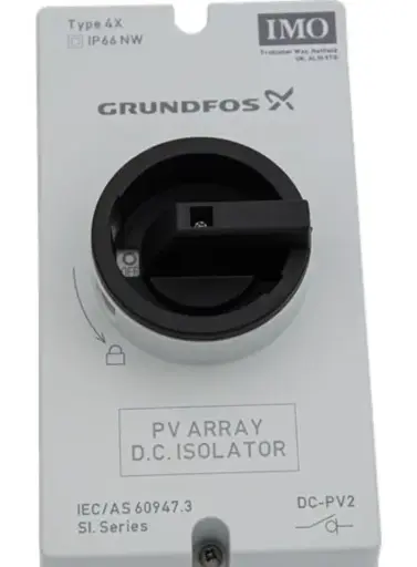 Grundfos IO 50 SQFlex Switch box suitable for Solar Pumps